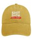 Men's /Women's Shit Show Crew Member Graphic Printing Regular Fit Adjustable Denim Hat