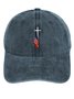 Men's /Women's Funny The Holy Cross Of The National Flag Graphic Printing Regular Fit Adjustable Denim Hat