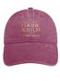 Men's /Women's That's What I Do I Drink Scotch And I Know Things Graphic Printing Regular Fit Adjustable Denim Hat
