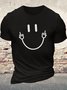 Men's T Cool Symbol Crew Neck Print Casual T-Shirt