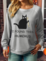 Women's I Found This Humerus Casual Regular Fit Sweatshirt