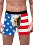 America Flag Casual Boxer