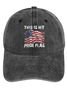 Men's /Women's Funny This Is My Pride Flag Graphic Printing  Denim Hat