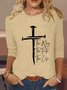 Women's Christian Cross Casual Shirt
