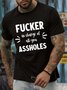 Men’s Humor And Irony Regular Fit Casual T-Shirt