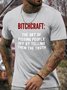 Men’s Bitchcraft Shirt Regular Fit Casual T-Shirt