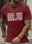 Men’s Rucby Ain't For Wimps Cotton Casual Regular Fit Crew Neck T-Shirt