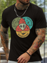 Men's Funny Life The Universe & Everything Crew Neck Cotton Casual T-Shirt