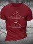 Men's Normal Distribution, Paranormal Distribution Math Crew Neck Casual T-Shirt