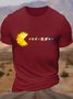 Men's Cotton Solar System Funny Planet Crew Neck T-Shirt