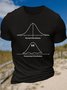 Men's Normal Distribution, Paranormal Distribution Math Crew Neck Casual T-Shirt