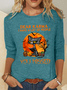 Women's Dear Karma I Have List Of People You Missed Casual Cotton-Blend Shirt