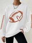 Casual Heart/Cordate Sweatshirt