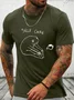 Funny Frog Self Care Cotton Casual Crew Neck Loose T-Shirt