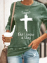 Women's Casual I Can'T But I Know A Guy Printed Casual Sweatshirt