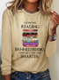 I Survived Reading Banned Books And All I Got Was Smarter Book Lover Text Letters Casual Cotton-Blend Shirt