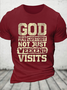 Cotton God Wants Full Custody Not Just Weekends Visits Casual Loose T-Shirt