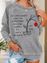 It's Not About What’s Under The Christmas Tree That Matters. It’s Who’s Around It Print Casual Sweatshirt