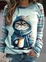 Cat Casual Sweatshirt