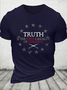 Cotton Truth Is The First Crew Neck Casual Loose T-Shirt