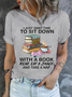 Cotton I Just Want Time To Sit Down With A Book Read Eat A Snack And Take A Nap Text Letters Casual T-Shirt