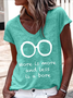 Rip Iris Apfel More Is More And Less Is A Bore Casual Text Letters T-Shirt