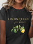 Capri Italy "Limoncello Per Favore" printed T-shirt