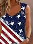 Independence Day Casual Tank Top