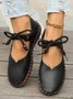 Plain Casual Pu All Season Shallow Shoes