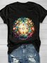 Random Print Casual Cotton T-Shirt