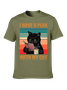 I HAVE A PLAN WITH MY CAT CREW NECK T-SHIRT