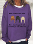 Women's Money Can Buy A Lot Of Things Funny Sweatshirt