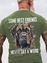 Some Best Friends Never Say A Word CANE CORSO Cotton T-shirt