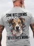 Some Best Friends Never Say A Word JACK RUSSELL Cotton T-shirt