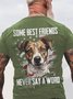 Some Best Friends Never Say A Word JACK RUSSELL Cotton T-shirt