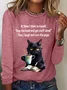 At Times I think To Myself"Drop The Book And Get Stuff Done!"Then, I Laugh And Turn The Page Sarcastic Long sleeve Shirt