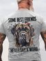 Some Best Friends Never Say A Word CANE CORSO Cotton T-shirt