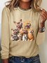 Funny Cat Long Sleeve Shirt