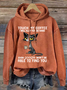 Womens Cat Drinking Coffee Touch My Coffee I Will Slap You So Hard Letters Casual Loose Hoodie