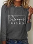 Stronger Than Cancer Breast Cancer Long Sleeve Shirt