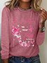 Breast Cancer Cancer Support Long Sleeve Shirt