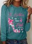 Breast Cancer Cancer Support Long Sleeve Shirt