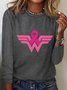 Breast Cancer Woman Long Sleeve Shirt