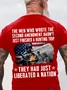 The Men Who Wrote The Second Amendment Hadn't Just Finished A Hunting Trip They Had Just Liberated A Nation Back Cotton T-Shirt