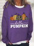 Comfort Colors Hello Pumpkin Fall Casual Sweatshirt