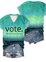 Funny Vote Casual Loose T-Shirt