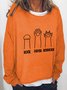 Rock Paper Scissors Casual Sweatshirt