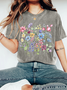 Women's Wildflowers Vintage Distressed Shirt