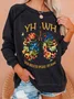 YHWH Our Breath Speaks His Name Chrsitian Casual Crew Neck Sweatshirt