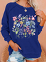 Women's wildflowers Casual Sweatshirt